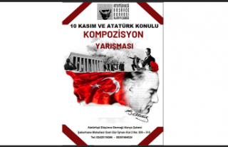 ADD Alanya'dan 10 Kasım ve Atatürk konulu kompozisyon...