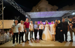 Alanya'da Muammer ve Buse'nin mutlu günü