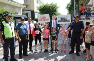 Alanya'da yayalar için etkinlik yapıldı