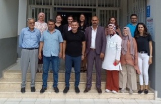 Başkan Yücel'den Kargıcak'ta okul ziyareti