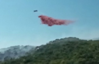 Demre’de makilik yangını korkuttu