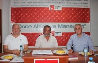 Erdem, Saadet Partisi’ni ziyaret etti