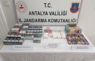 Jandarmadan kaçak sigara operasyonu