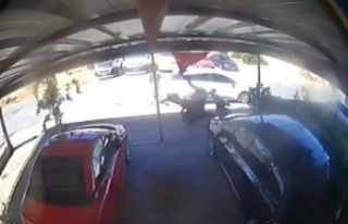 Motosikletini çalmaya çalışan şüpheliyi yakalamak...