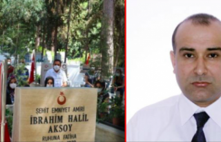 Şehit emniyet amiri dualarla anıldı