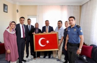 Vali Yazıcı: “Şehit ailelerimizin her zaman yanındayız”