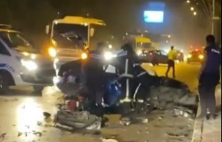 Yeğenlerini otogardan yolcu eden çift eve dönüş...