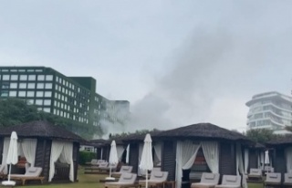 5 yıldızlı otelin restoranı yangında küle döndü