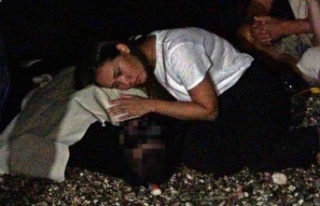 Ablanın kardeşine son sarılışı