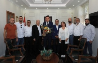 Alanya TÜRSAB'tan Kaymakam Ürkmezer'e...