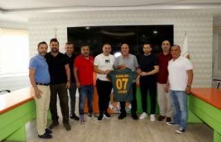 Alanyaspor'un Hatayspor deplasmanı sponsoru...