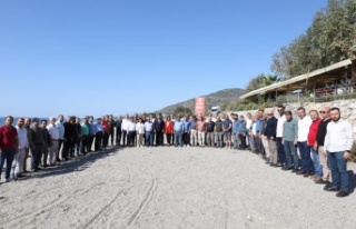 ALTSO Başkan Adayı Gömeç Demirtaş hal esnafıyla...