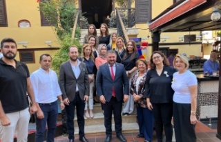 ALTSO Başkan Adayı Gömeç yardımsever kadınlarla...