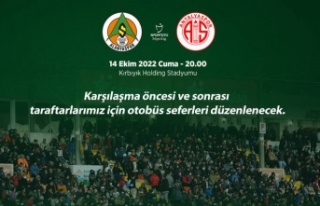 Corendon Alanyaspor- FTA Antalyaspor maçı ulaşım...