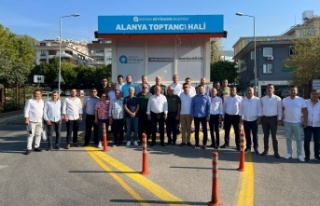 Erdem Alanya Hali’ni ziyaret etti