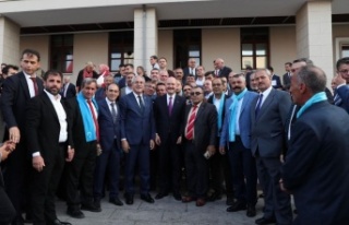 İçişleri Bakanı Süleyman Soylu Alanyalı muhtarlarla...