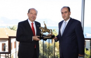 KKTC Cumhurbaşkanı Tatar'dan Alanya Belediyesi'ne...