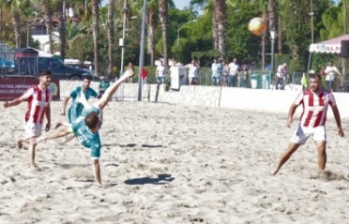 Plaj Futbolu Ligi Süper Finaller Alanya’da başladı