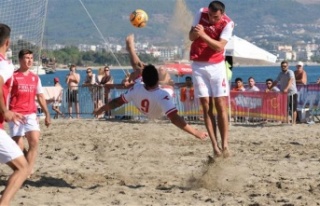 Plaj futbolunda çeyrek finalistler belli oldu