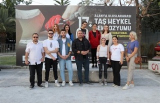 17. Uluslararası Taş Heykel Sempozyumu'na yoğun...