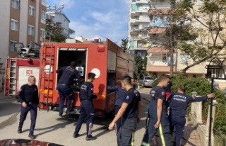 5 katlı binadaki yangın korkuttu