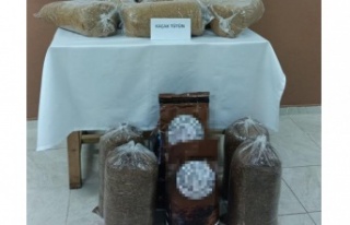 Alanya'da yolcu otobüsünde taşınan 60 kilo...