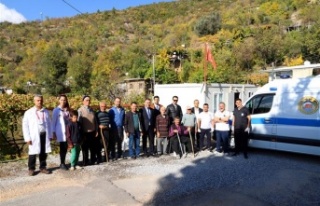 Alanya Belediyesi'nin sağlık hizmetleri kırsalda...