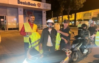 Alanya’da jandarmadan motosiklet sürücülerine...