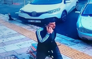 Girdiği apartmandan hem pazar arabası hem de 2 damacana...