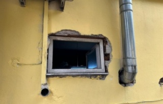 Kedi girdi sandılar, hırsız olduğunu anlayınca...