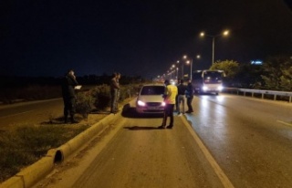 Manavgat'ta alkollü otomobil sürücüsü alkollü...