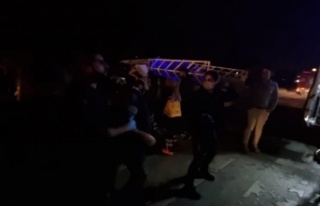 Zeytin hasatı dönüşü faciadan döndüler