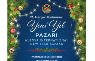 Alanya Uluslararası Yeni Yıl Pazarı kapılarını...