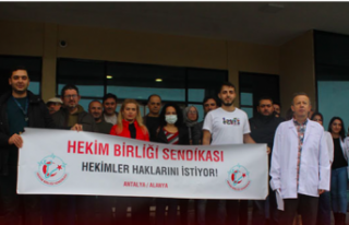 Alanya'da hekimler iş bıraktı