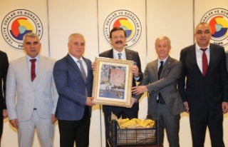 ALTSO heyeti Bakan Muş ve Başkan Hisarcıklıoğlu...