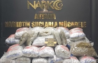 Antalya'da 48 kilogram uyuşturucu ele geçirildi:...