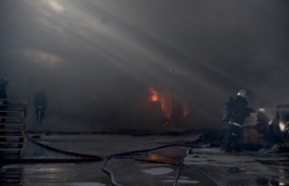 Antalya'da paketleme tesisinde yangın paniği