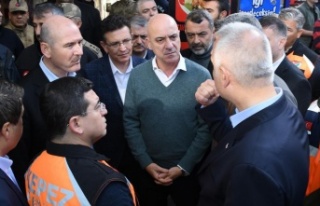 ATSO heyeti afet bölgesinde