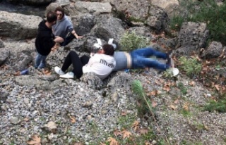 Köprülü Kanyon'da selfie çekmek isterken...