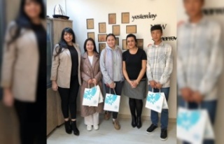 ALKÜ’ye Kırgızistan’dan gelen öğrenciler...