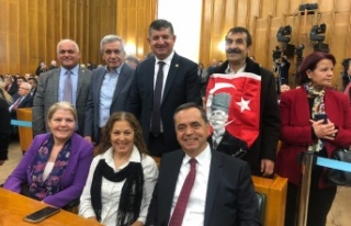 Başkan Yılmaz TBMM'de CHP'nin grup toplantısına...