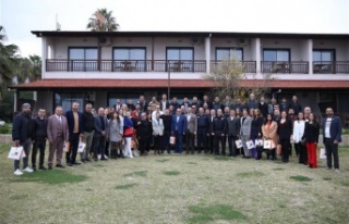 Başkan Yücel 10 Ocak kapsamında basın mensuplarıyla...