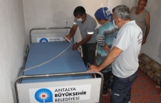 Büyükşehir’in hasta yatakları derman oluyor...