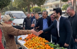 Gelecek Partisi'nden esnaf ziyareti