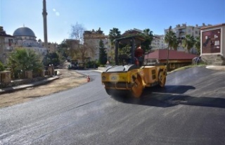 Hacet Dere Sokak yeni asfaltla buluştu