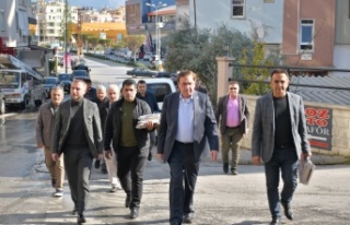 MHP Alanya'dan esnaf ziyareti
