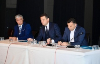 2022 yılı Değerlendirme Toplantısı Kaymakam Ürkmezer...