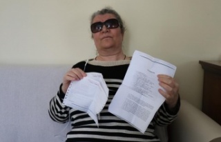 Alanya'da görme engelli kadının elden verdiği...