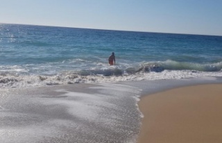 Alanya'dan kış ortasında kıskandıran manzara