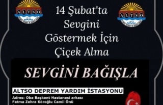 ALTSO Başkanı Erdem'den anlamlı çağrı